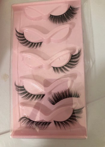 Sheinside Pastel Pembe Takma Kirpik Seti