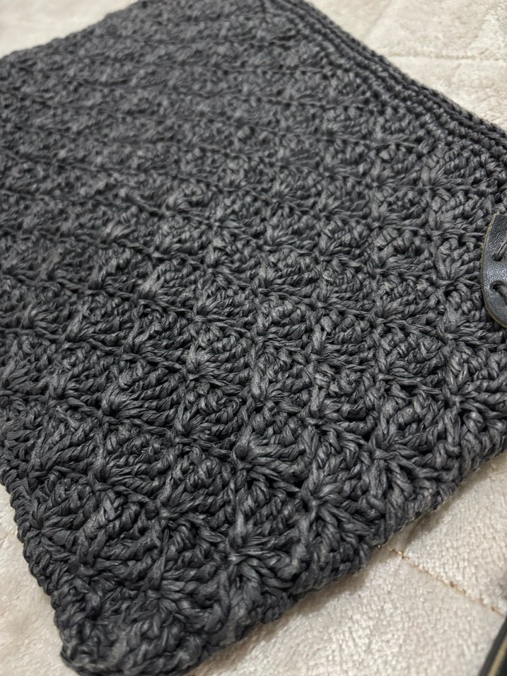 El örgü portföy çanta - Görsel 2