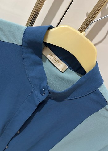 Puane renk geçişli gömlek - Görsel 2