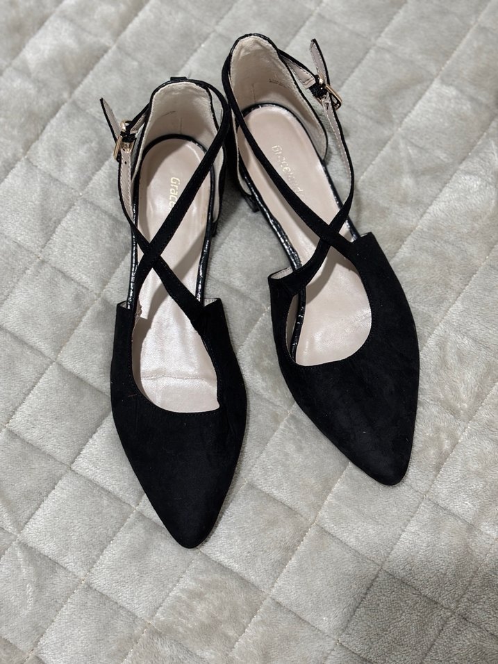 Siyah süet ayakkabı - Görsel 2