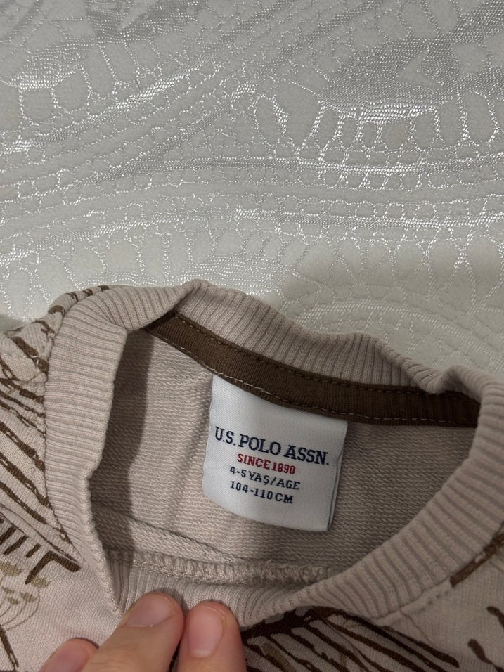 Erkek Çocuk Kahverengi Baskılı Sweatshirt - Görsel 2