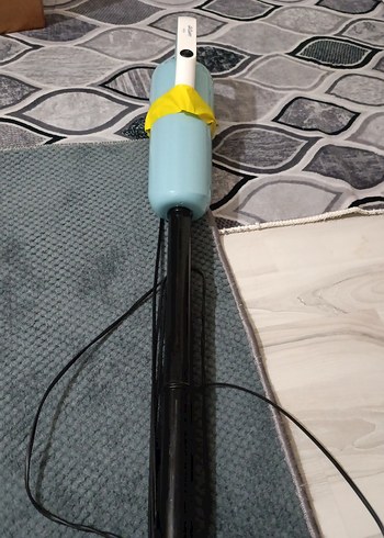 Mavi ve Gri Elektrikli Süpürge - Görsel 2