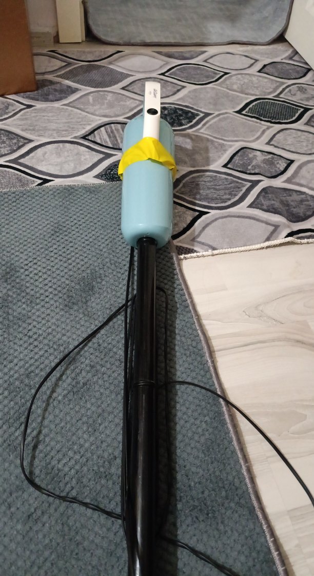 Mavi ve Gri Elektrikli Süpürge - Görsel 2