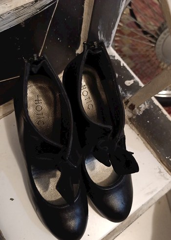 Siyah Tokalı Blok Topuklu Kadın Ayakkabı - Görsel 2