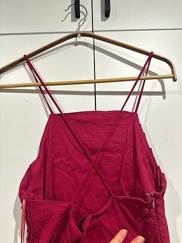 Pull and Bear pembe mini elbise