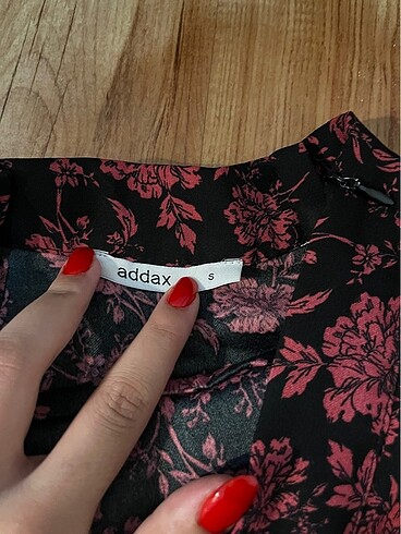 s Beden bordo Renk Addax şortlu etek