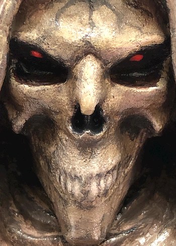 Diablo Eskitme Boyalı Büst - Görsel 6