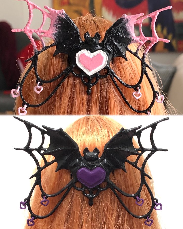 Monster High Draculaura Vampire Heart Tokası Tacı - Görsel 2