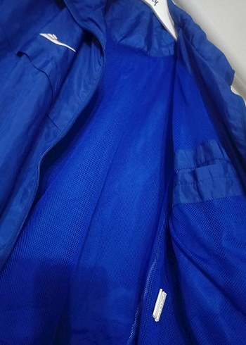 Mavi Fermuarlı Erkek Rüzgarlık - Görsel 3