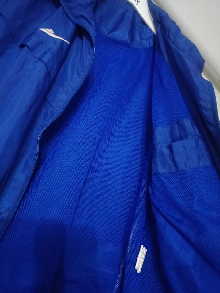 Mavi Fermuarlı Erkek Rüzgarlık - Görsel 3