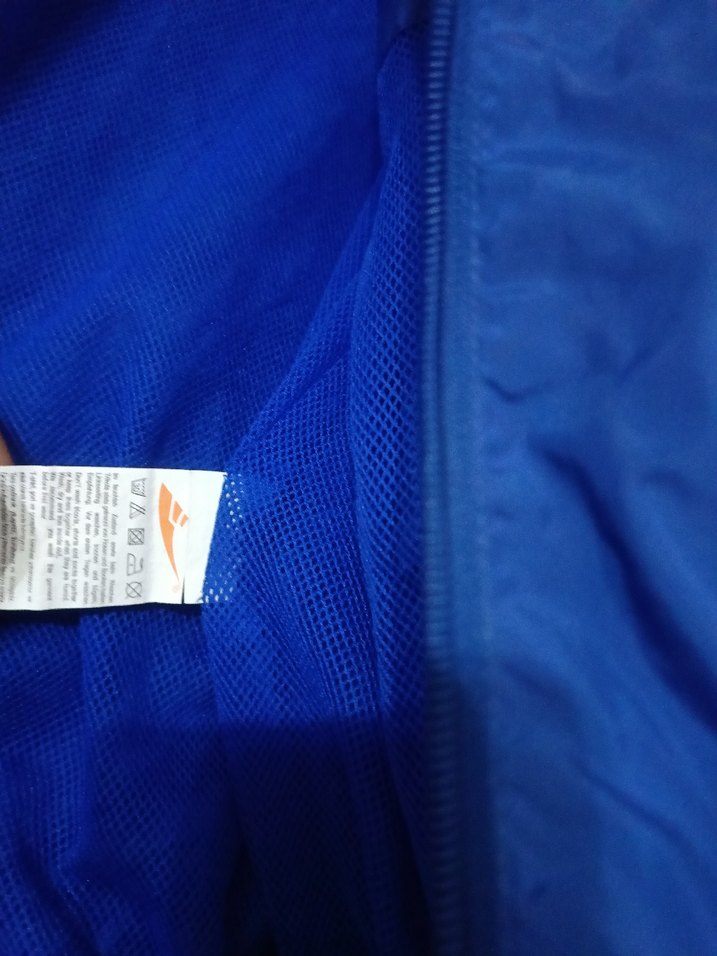 Mavi Fermuarlı Erkek Rüzgarlık - Görsel 4