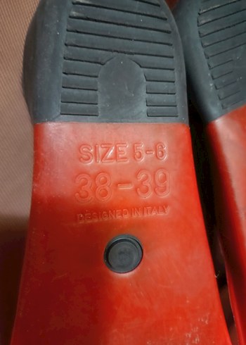 Kırmızı Deniz Ayakkabısı Velcro'lu - Görsel 2