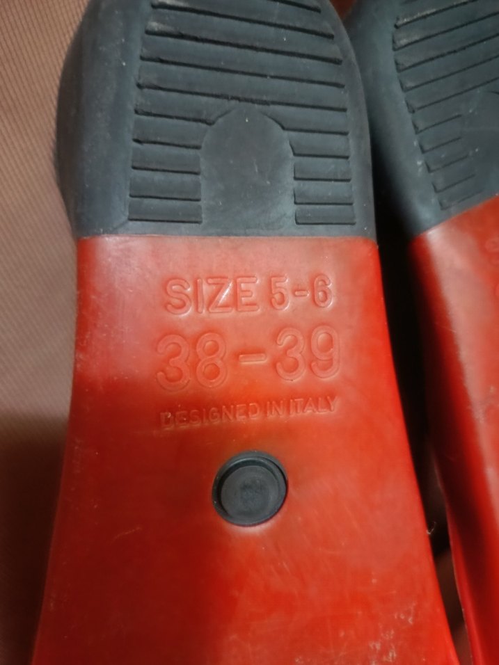 Kırmızı Deniz Ayakkabısı Velcro'lu - Görsel 2