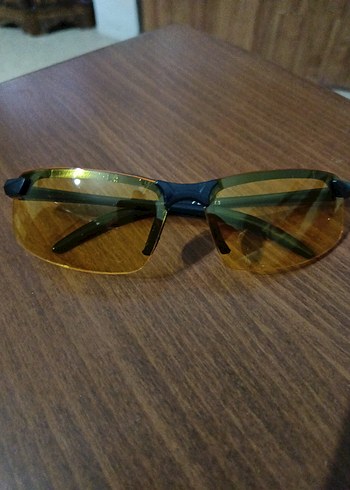 Şeffaf Sarı Biker Kadın Güneş Gözlüğü - Görsel 4