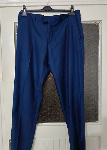 Koyu Mavi Erkek Kumaş Pantolon - Görsel 2