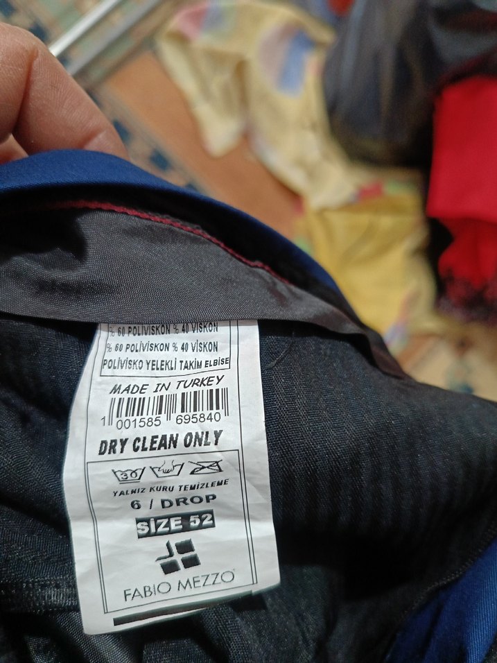 Koyu Mavi Erkek Kumaş Pantolon - Görsel 4