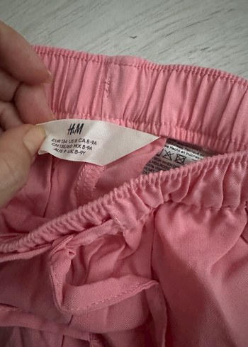 Pembe 8-9 yaş HM çocuk pantolon - Görsel 2