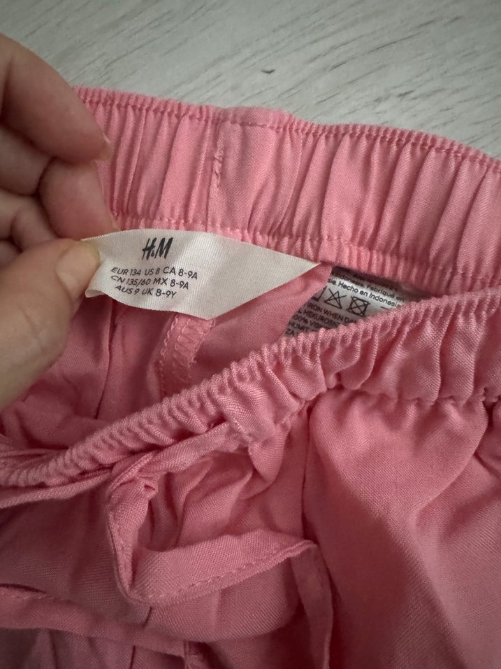 Pembe 8-9 yaş HM çocuk pantolon - Görsel 2