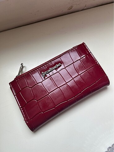 Stradivarius cüzdan bordo