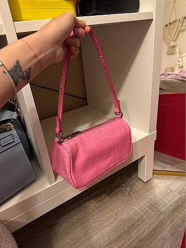 Mango pembe çanta