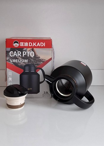 2.0L Siyah Termos - Görsel 2