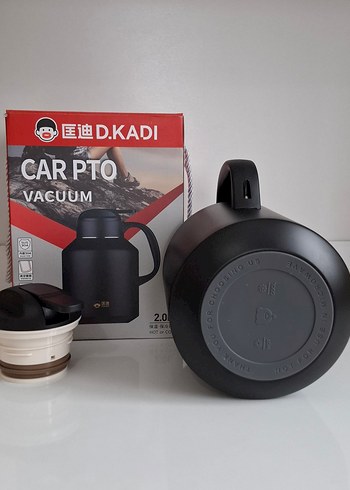 2.0L Siyah Termos - Görsel 4