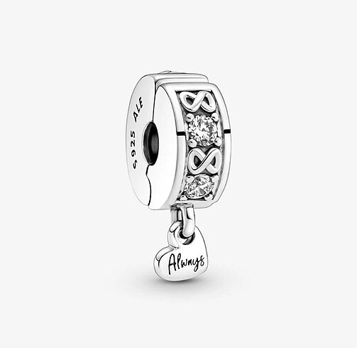 Always pave klips charm
