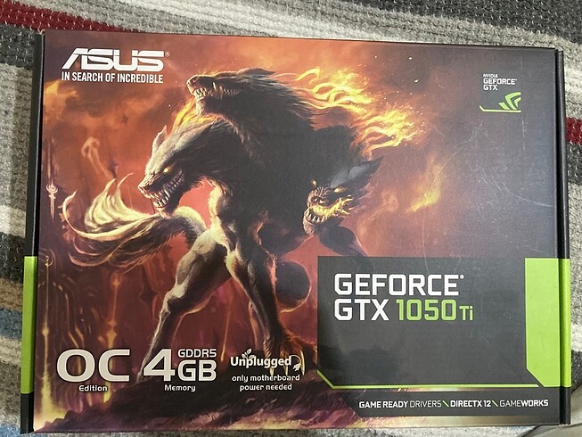  Beden Asus Cerberus Gtx 1050Ti 4GB