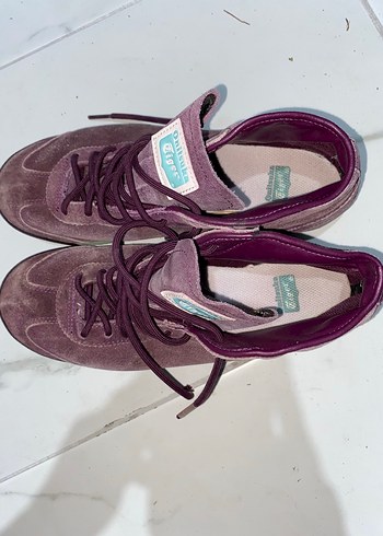38 Beden mor Renk Mor Süet Kadın Sneakers