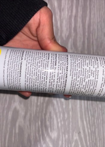 Bee Beauty Süt Proteinli Saç Bakım Köpüğü