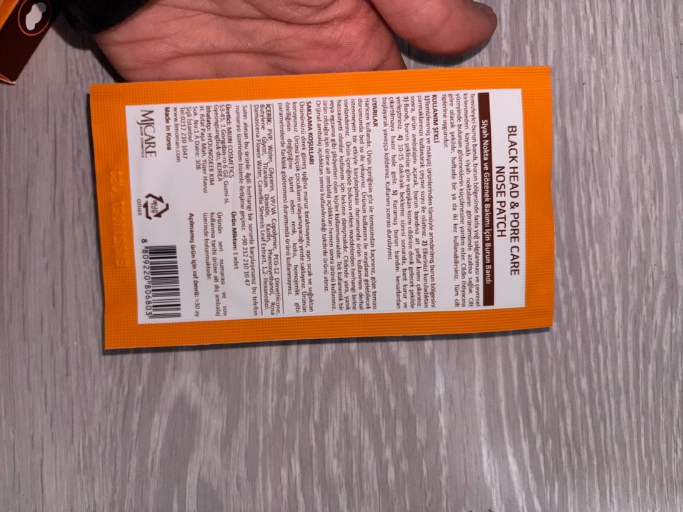 MICARE Siyah Nokta Burun Bandı 1 Adet - Görsel 2