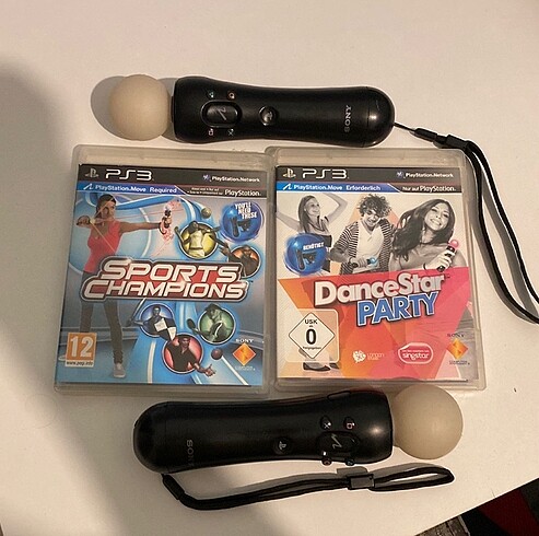 Playstation Move VR Orijinal + 2 Adet CD