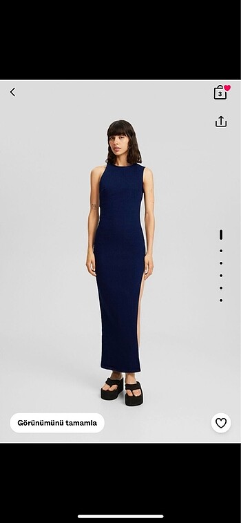 Bershka midi elbise