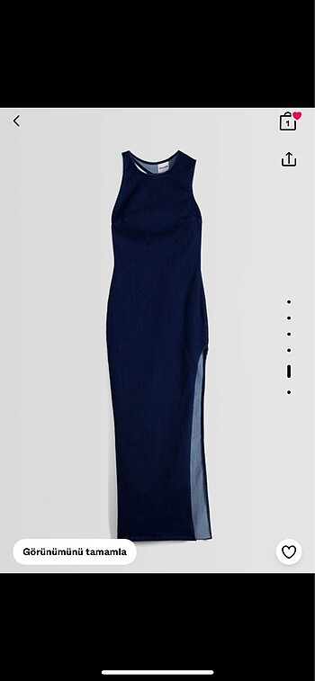 l Beden Bershka midi elbise