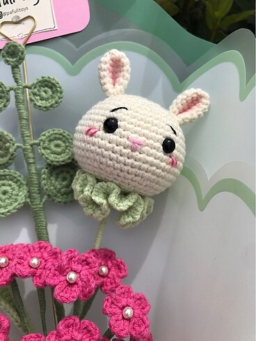  Beden çeşitli Renk Amigurumi Buket