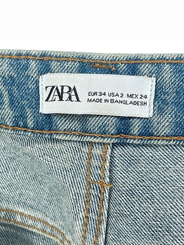 34 Beden mavi Renk Zara Jean / Kot %70 İndirimli.