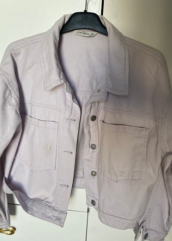 LC Waikiki Düğmeli lila Ceket
