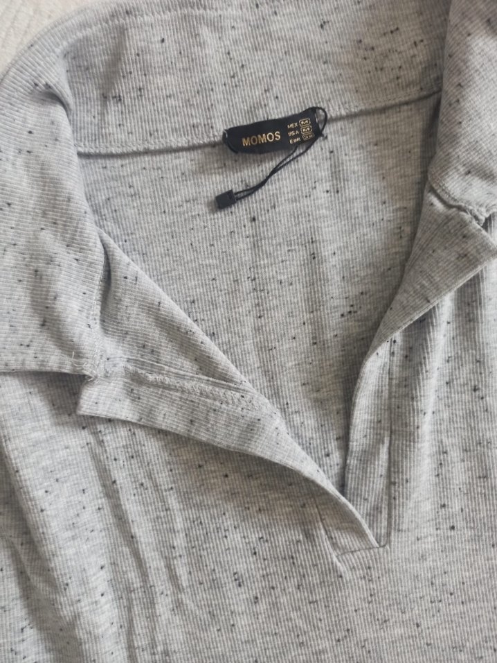 Gri V Yakalı Midi Kadın Elbise - Görsel 2