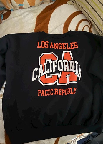 Siyah Kadın Baskılı Sweatshirt - Görsel 2