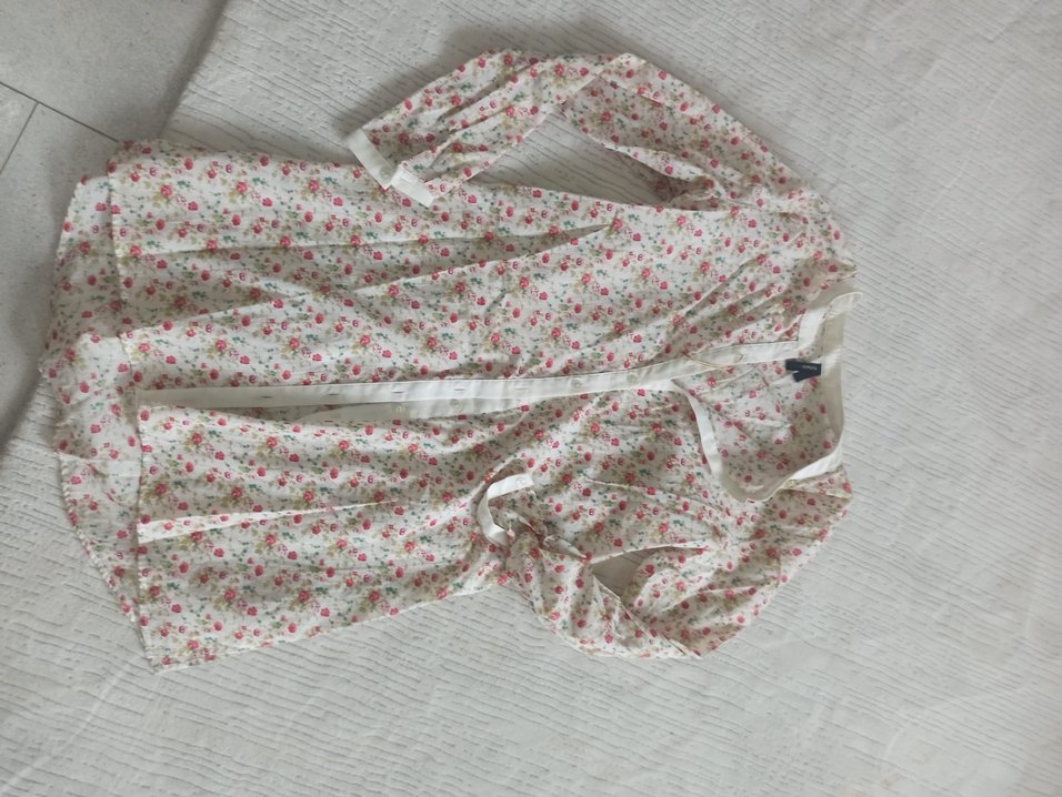 Çiçek Desenli Bohem  Bluz - Görsel 2