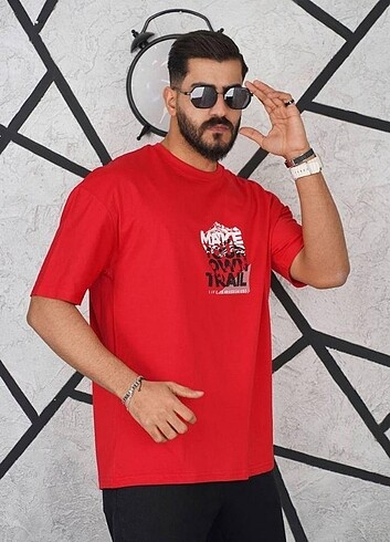 Ön arka baskılı siyah t-shirt 
