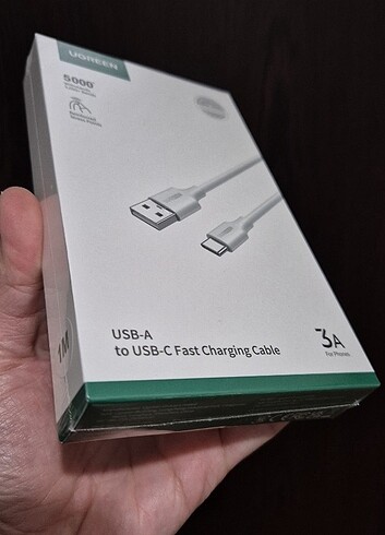 UGREEN USB-A to USB-C Kablo - Görsel 4