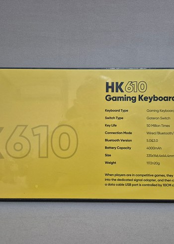 Hawk Gaming HK610 Gateron Switch Rgb LCD Tri-Mode - Görsel 3