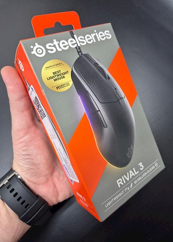 STEELSERIES RIVAL 3 RGB GAMING MOUSE - Görsel 3