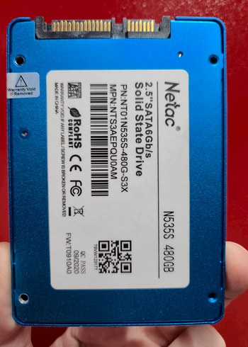 NETAC 480GB SSD SATA DİSK - Görsel 2