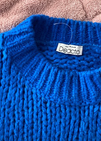 Çok Renkli Çizgili Bohem Örgü Kazak - Görsel 3