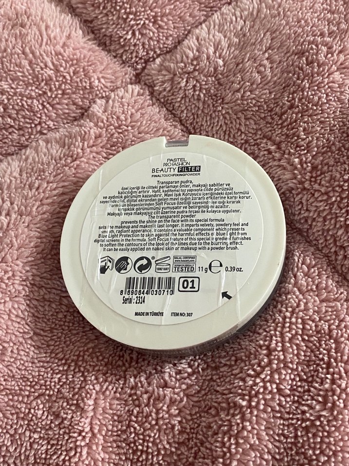Pastel Pro Fashion Pudra en açık ton hiç kullanılmadı!!! - Görsel 2