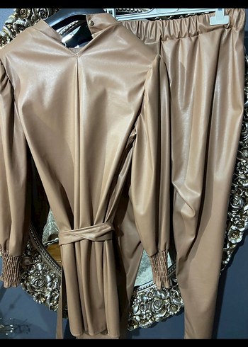 Deri ikili takım - Görsel 4