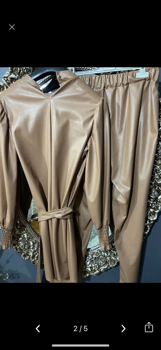 Deri ikili takım - Görsel 4