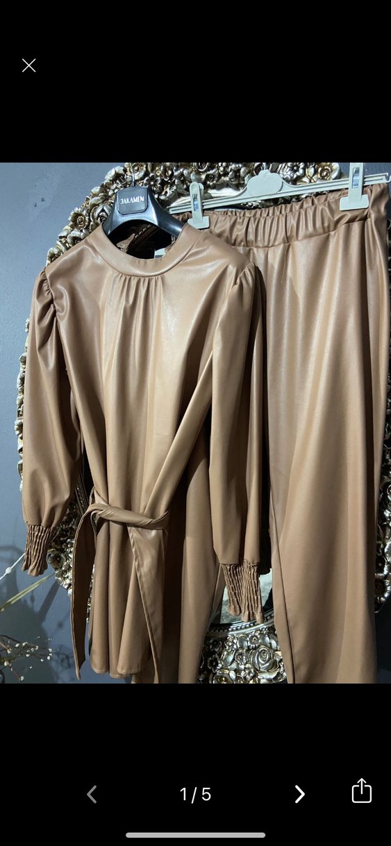 Deri ikili takım - Görsel 2